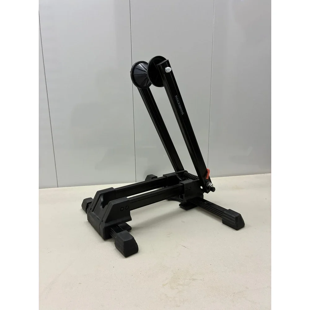 Rockbros Foldable Vertical Bike Stand Floor Rack Aluminum Alloy Black Storage